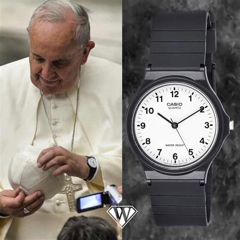 casio pope wrist watch.